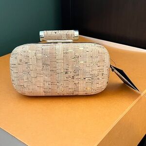 INC Elegant Tan Clutch Bag